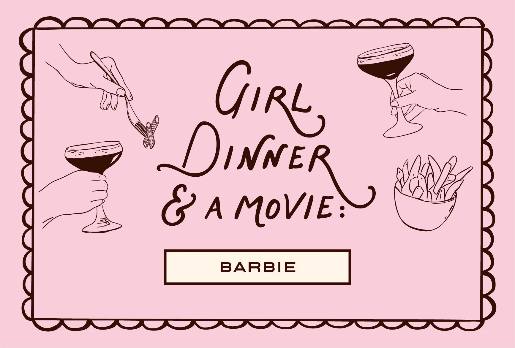 Girl Dinner &amp; a Movie: Barbie