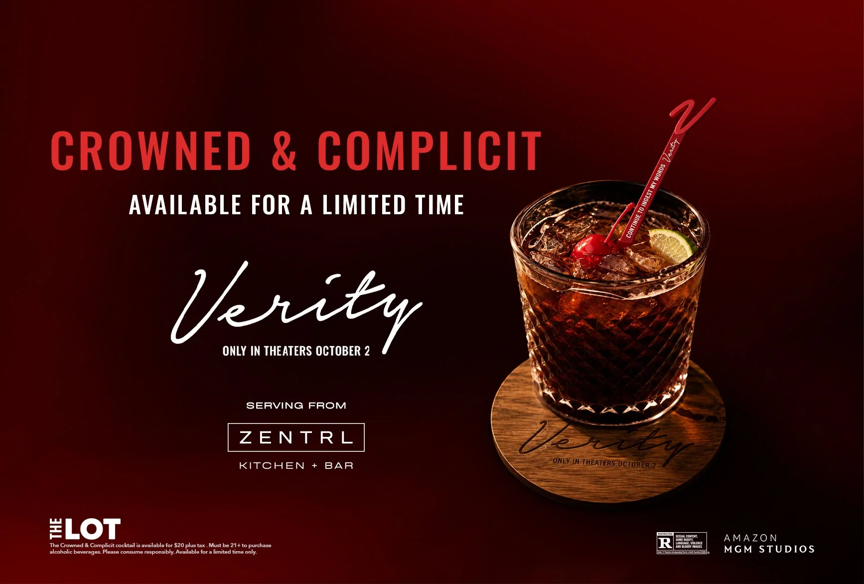 Crowned and Complicit Cocktail