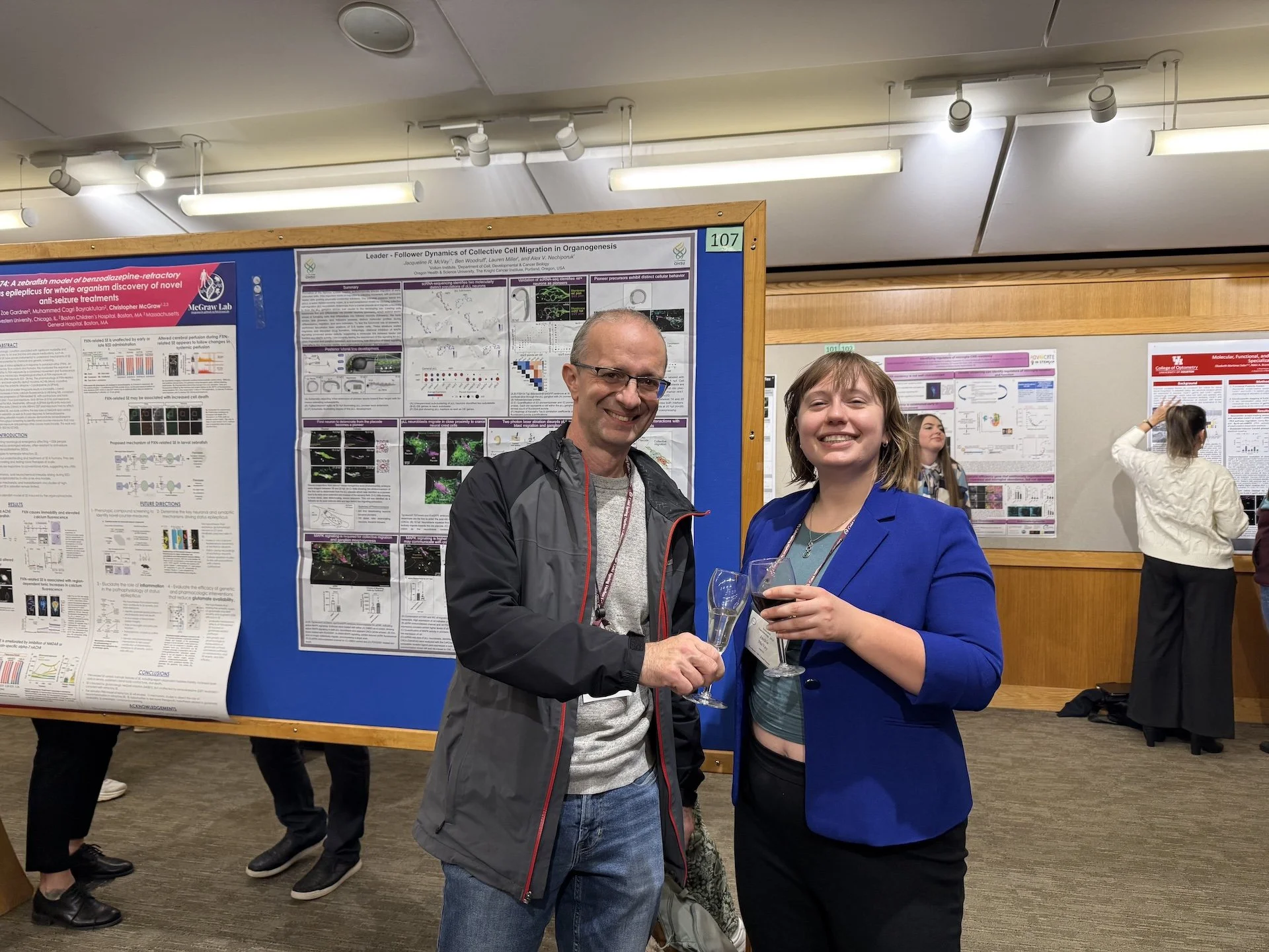 Alex &amp; Jackie attend a meeting at Cold Spring Harbor Labs!