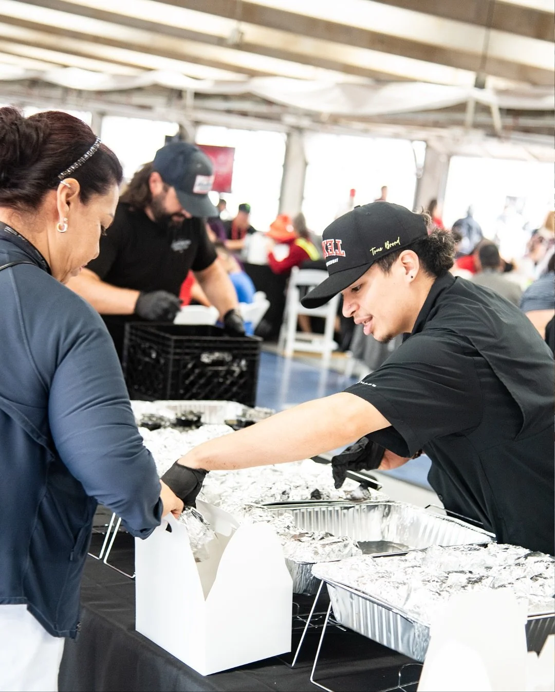 Thank you for having us out at Truck Rodeo ‘25 🙌
Our crew over at Texas Motor Speedway served delicious Texas BBQ to the @cocacolaswb crew at the annual Truck Rodeo 
Be sure to visit us at our @txmotorspeedway location 🔥
The Original Roy H