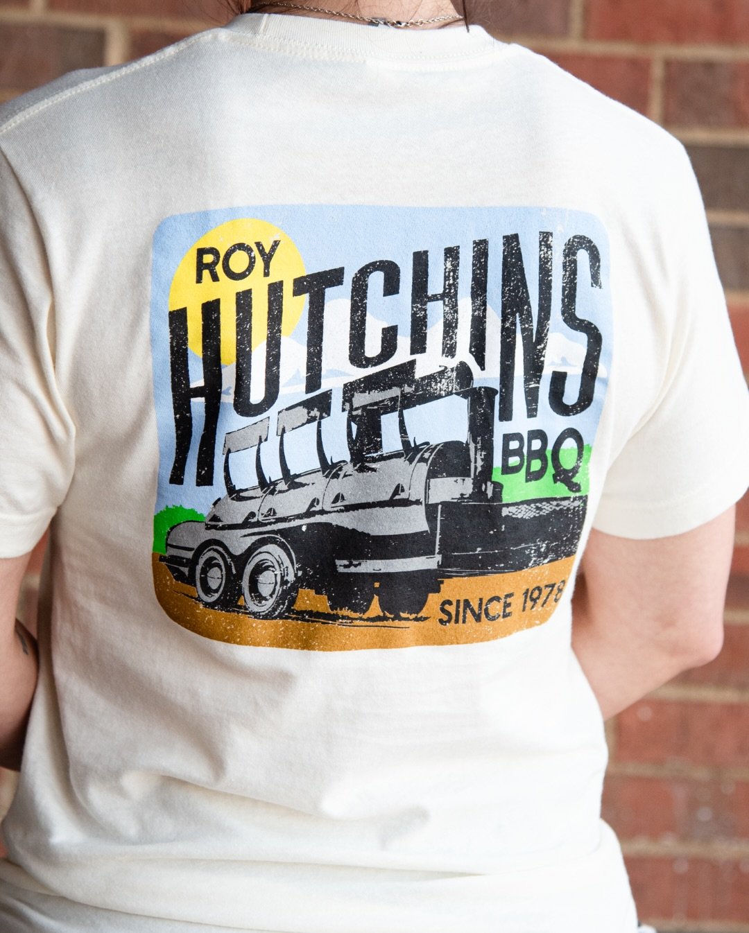 NEW Roy Hutchins BBQ T-Shirts are HERE! 🙌

Swing by the restaurant or shop online for our NEW Roy Hutchins BBQ Classic Pit T-Shirts 👕 by @upshotgoods 

Available in 
🔥White
🔥Beige

Shop online for all things The Original Roy Hutchins BBQ at royhu