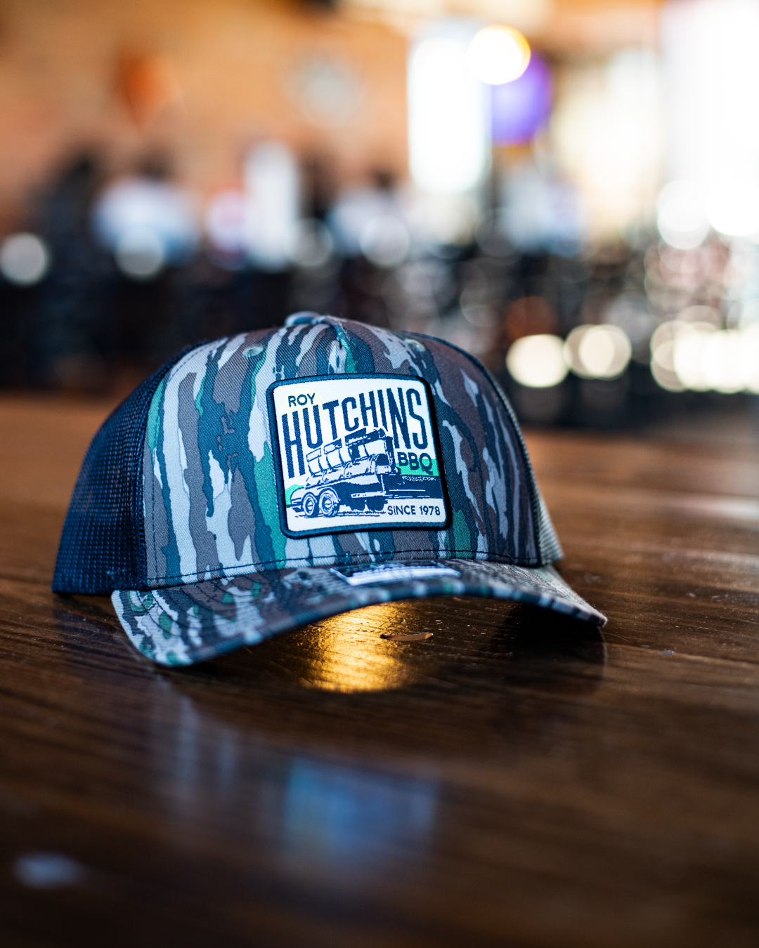 Dark Camo w/ Black Mesh Classic Pit Patch