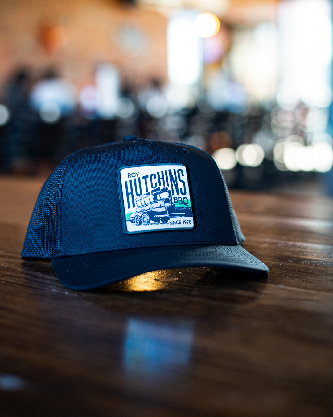 Black w/ Black Mesh Classic Pit Patch