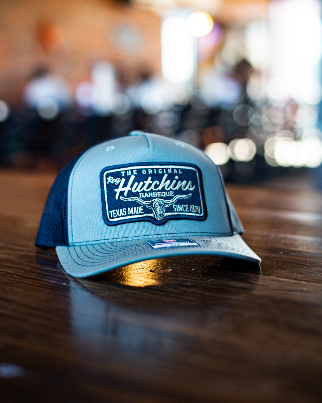 Light Green w/ Black Mesh Black Logo Patch