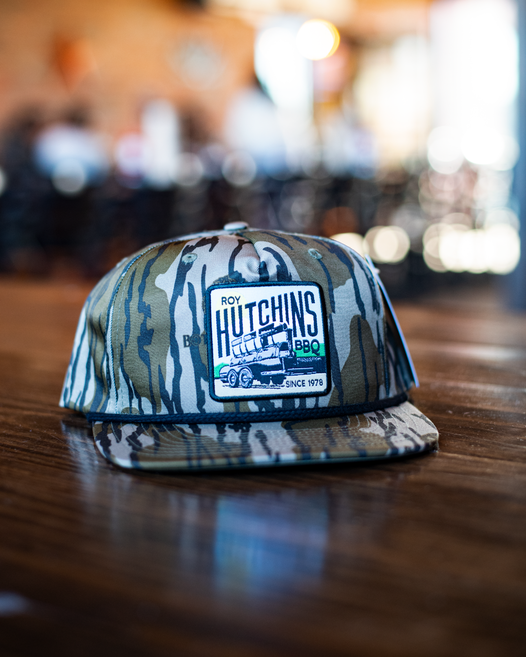 All Camo  w/ Black Rope Classic Pit Patch