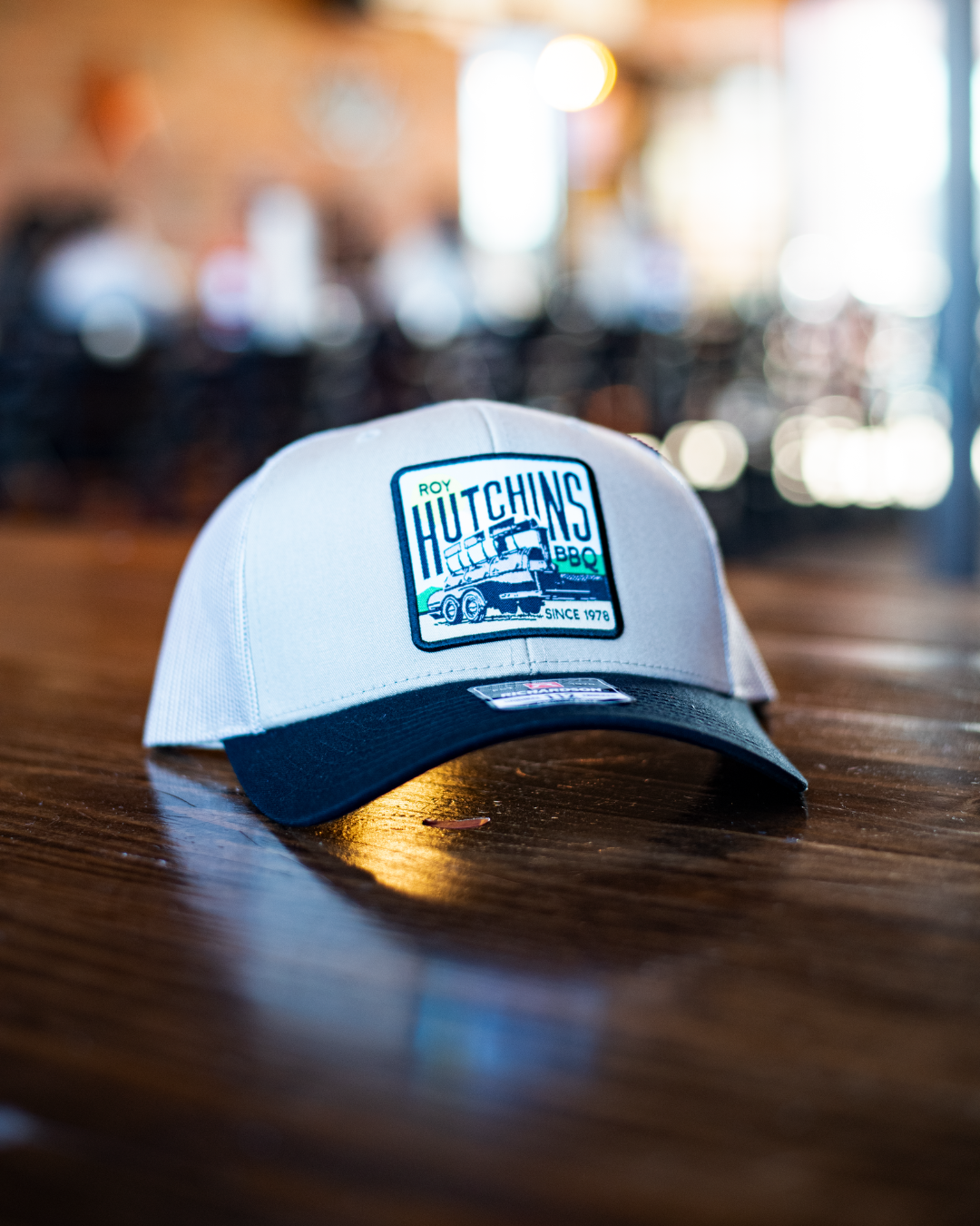 Beige & Black w/ Beige Mesh Classic Pit Patch