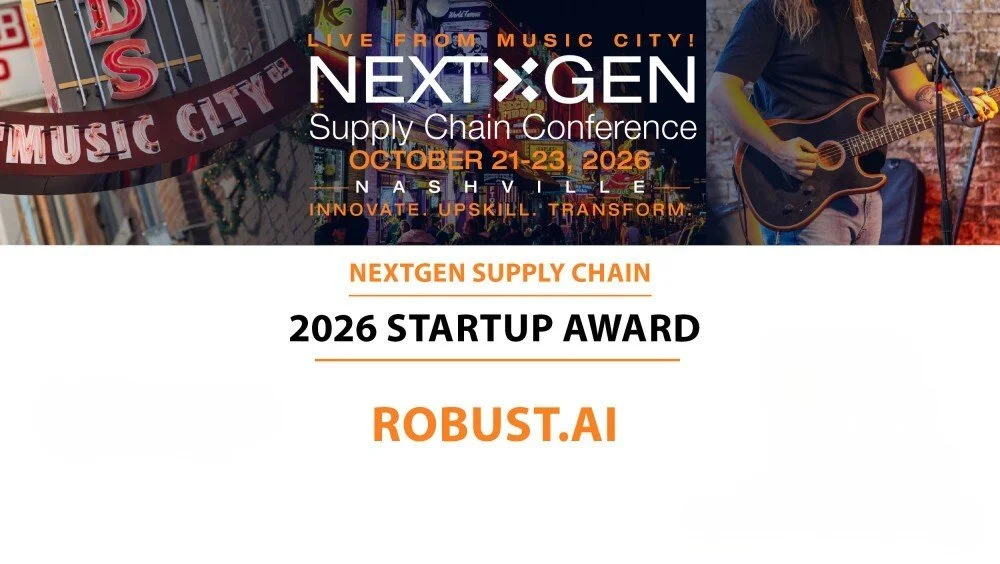 Robust.AI earns NextGen Startup Award for reimagining collaborative warehouse automation
