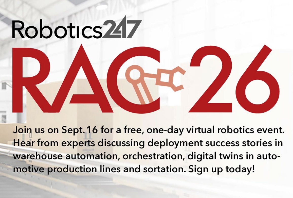 Robotics 24/7 announces speakers and agenda for the 2026 Robotics Applications Conference (RAC 26)