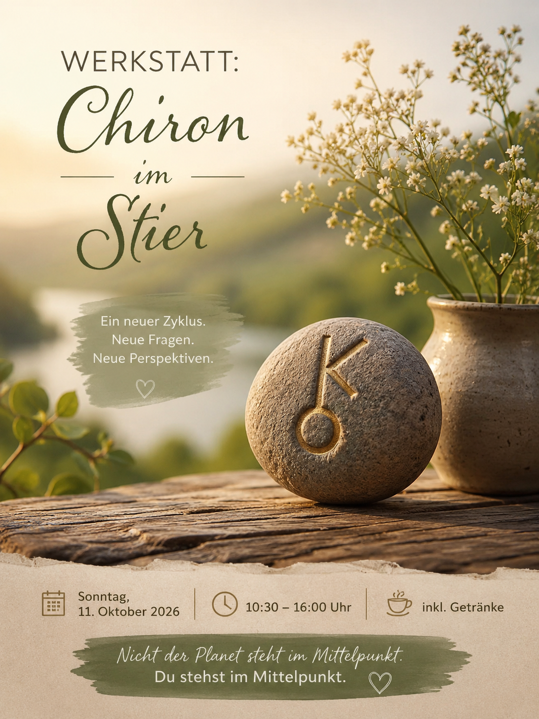 Werkstatt: Chiron in Stier