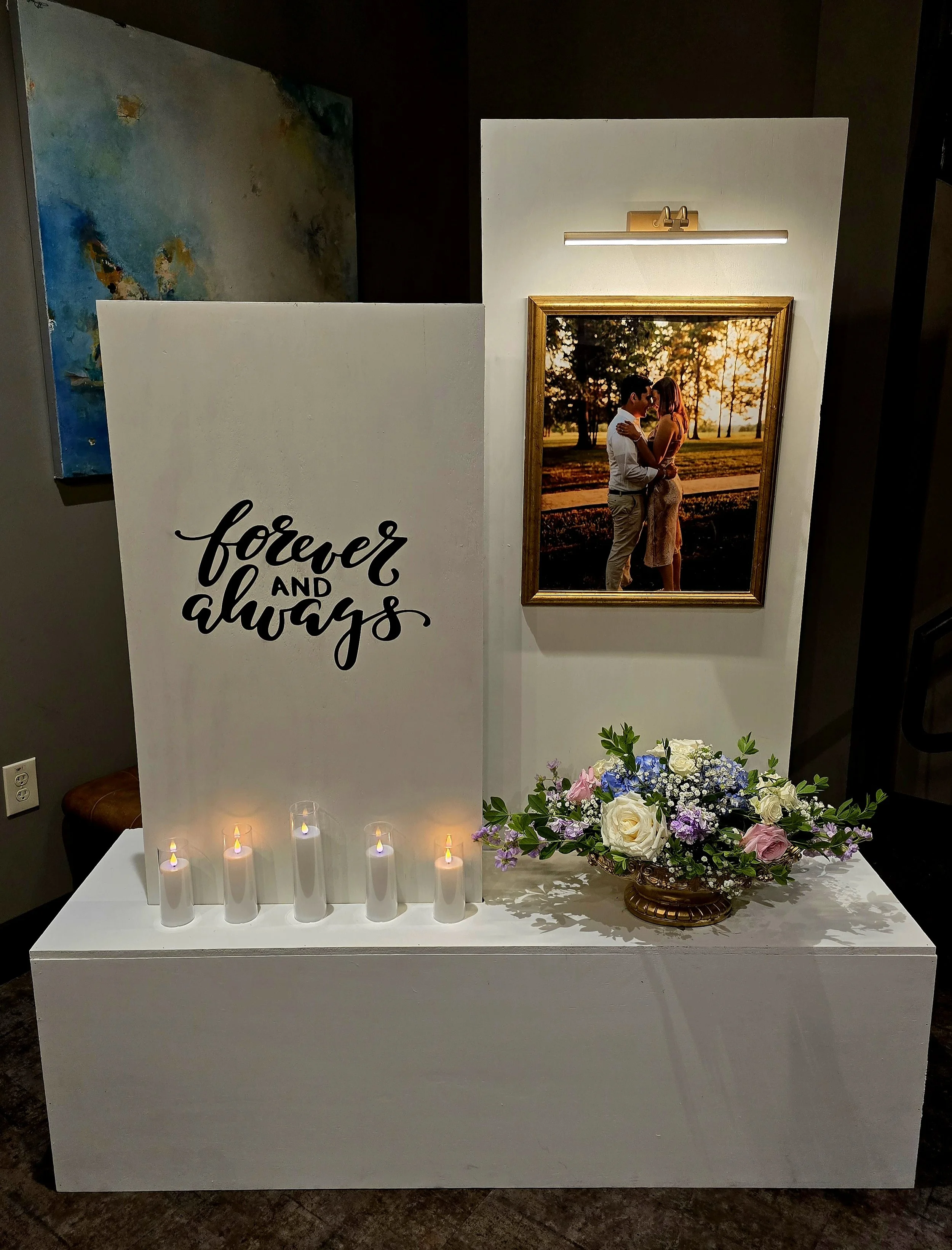 White Box Welcome Display