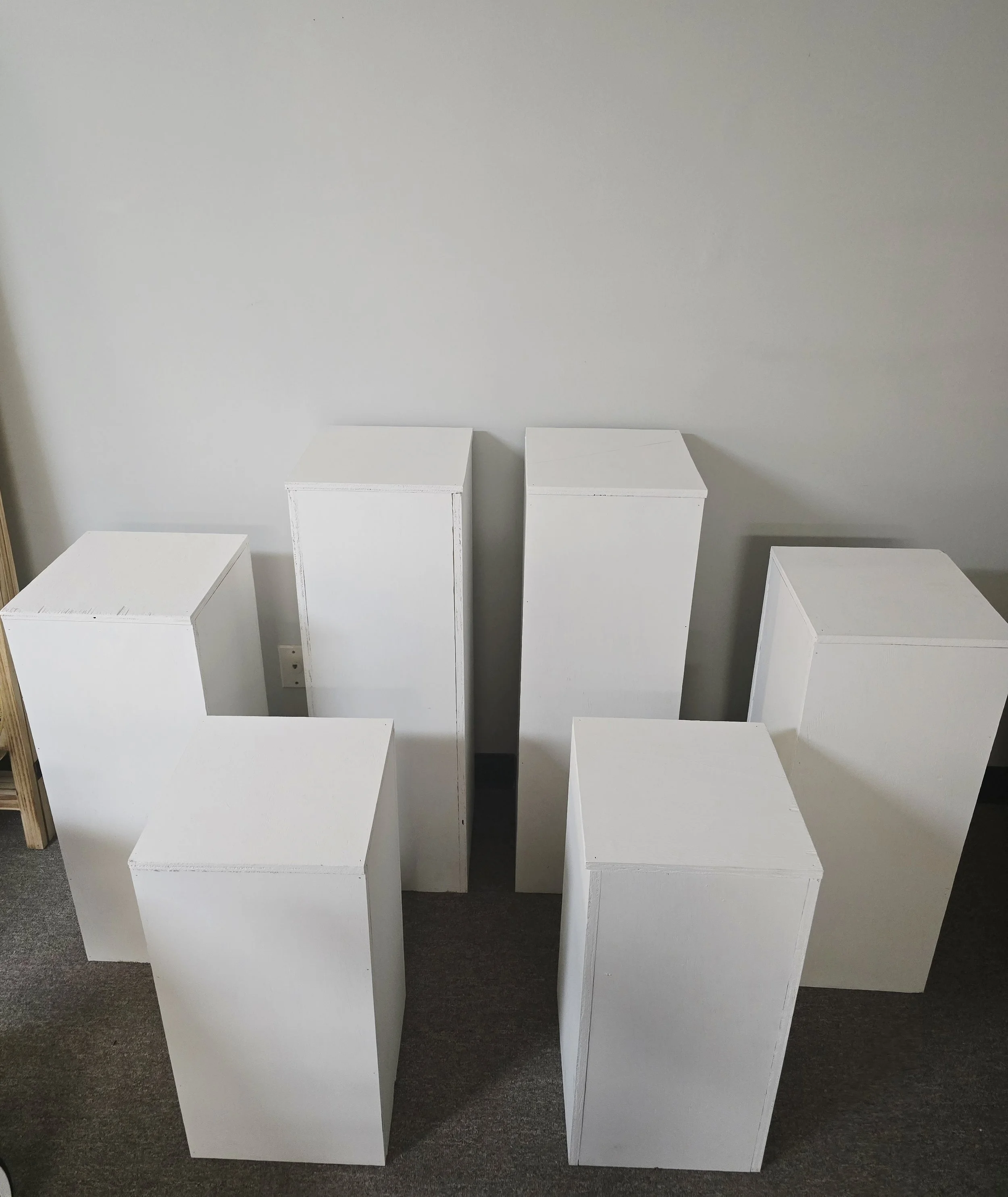Set of 6 Box Pillars