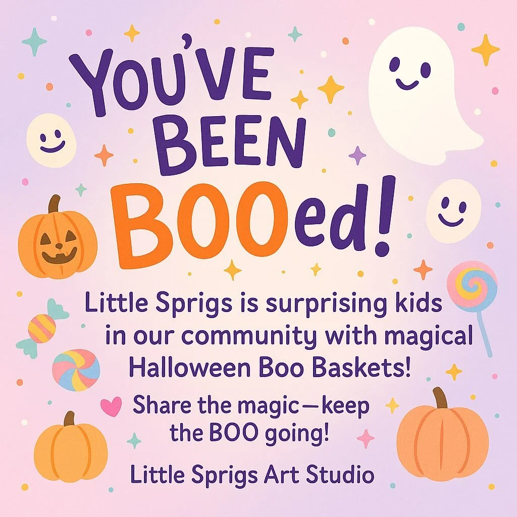 👻BOO-tastic News! Not only is a new session of classes posted on our website but we are excited to announce that we want to have a little extra fun this Spooky Season and will be BOO-ing some kiddos in our community!! 

If you aren&rsquo;t familiar 