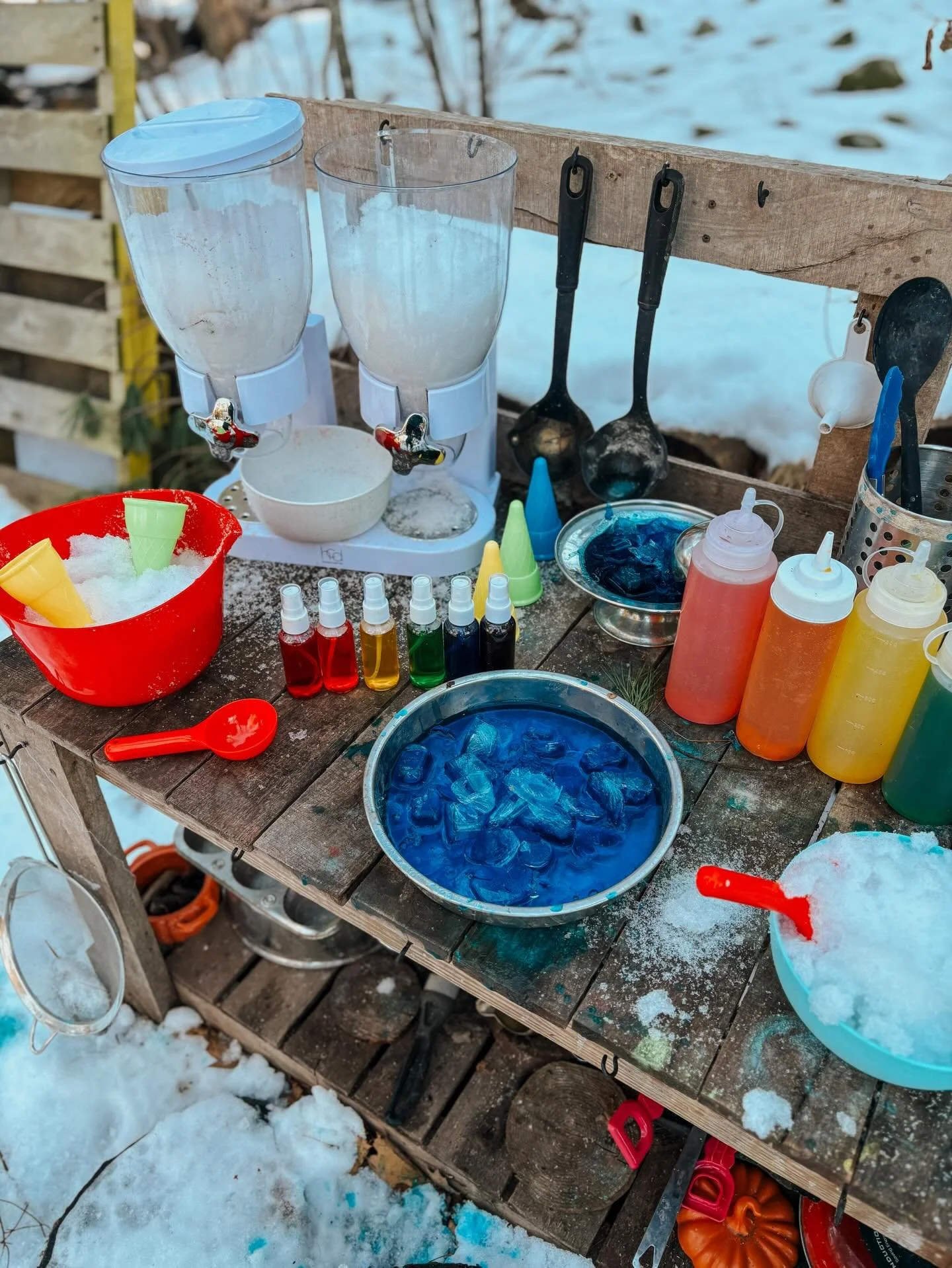 This just feels right ❤️

Mud play turns to Snow Play during Winter Months.