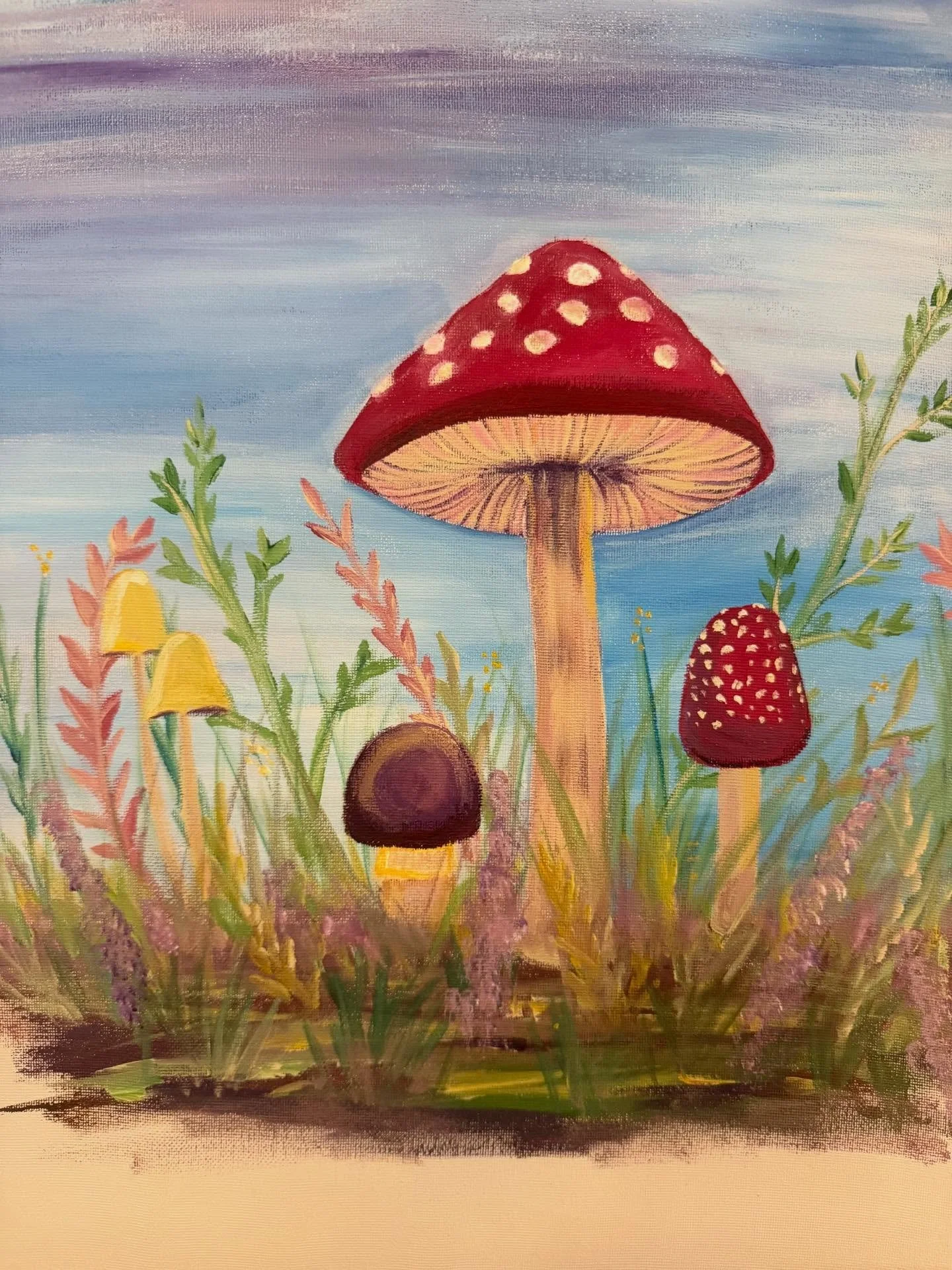 This Friday! April 10th at 5:30! Come paint with @jbellspaints 

We all need a break after the holiday- come socialize (and BYOB) and get some much needed creative time out while Jenny guides us through how to paint a mushroom! All materials provided