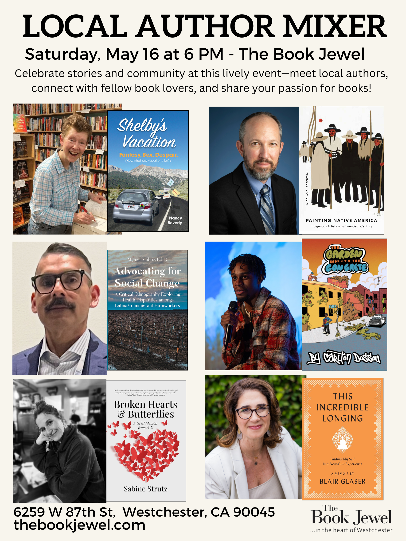 Book Jewel Local Author Event