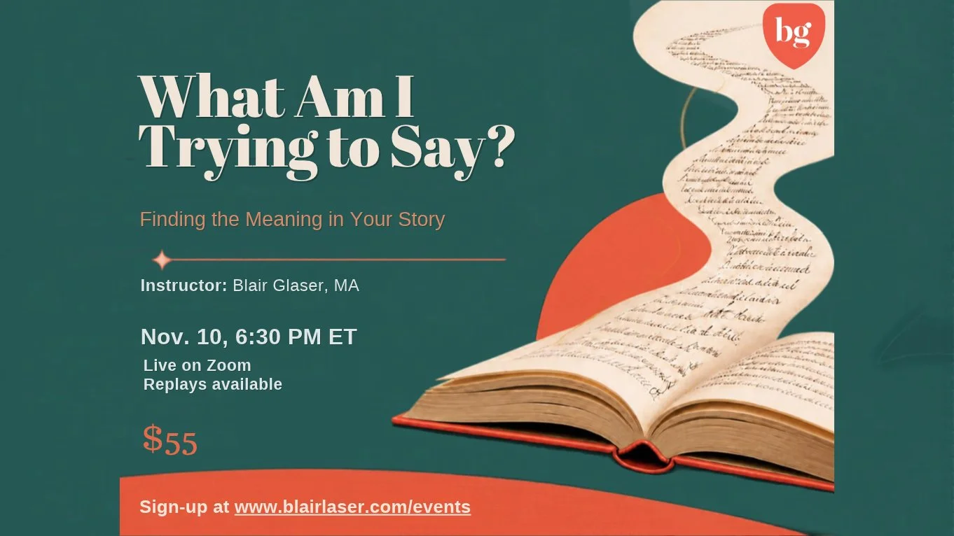 CLASS: What Am I Trying To Say? Why Meaning Matters