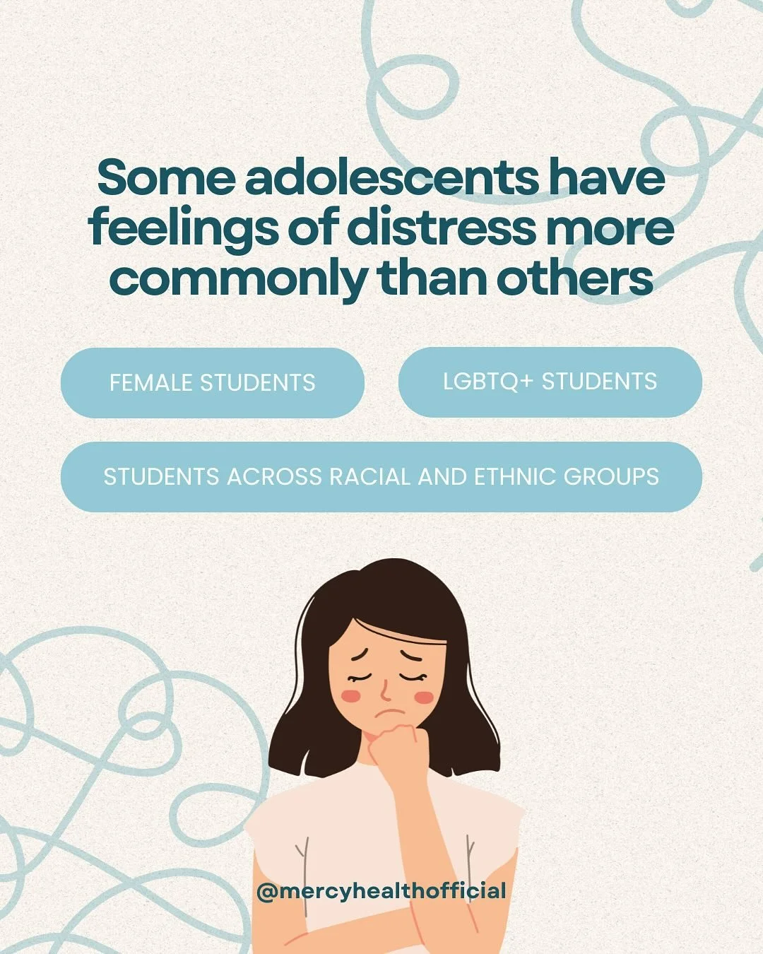 The number of adolescents reporting poor mental health is increasing. These feelings of distress were found to be more common among female students, LGBTQ+ students, and students across racial and ethnic groups (CDC). It is crucial to address the nee