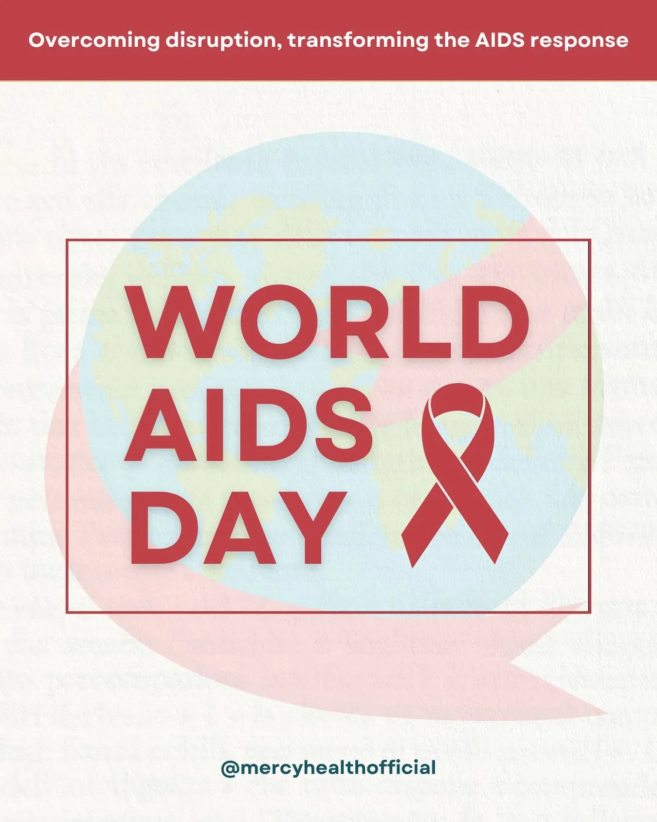 Mercy Health recognizes World AIDS Day and highlights this year&rsquo;s theme, &ldquo;Overcoming disruption, transforming the AIDS response.&rdquo; We strive to provide essential education, resources, and services to individuals, including free HIV t