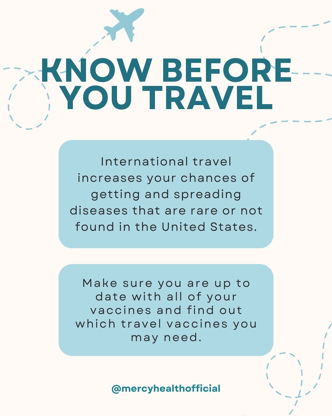 International travel increases your chances of getting and spreading diseases that are rare or not found in the United States. Plan ahead and find out which travel vaccines you may need to help you stay healthy on your trip (CDC). If you are in need 