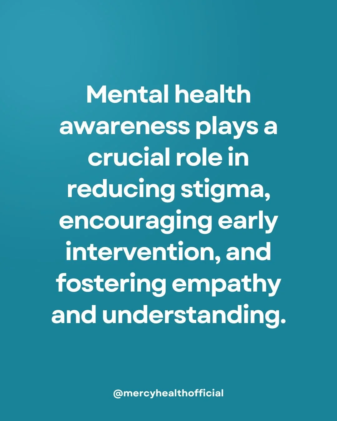 Mental health awareness plays a crucial role in reducing stigma, encouraging early intervention, and fostering empathy and understanding (thenationalcouncil.org). 

May is Mental Health Awareness Month, and we want to continue educating, advocating, 