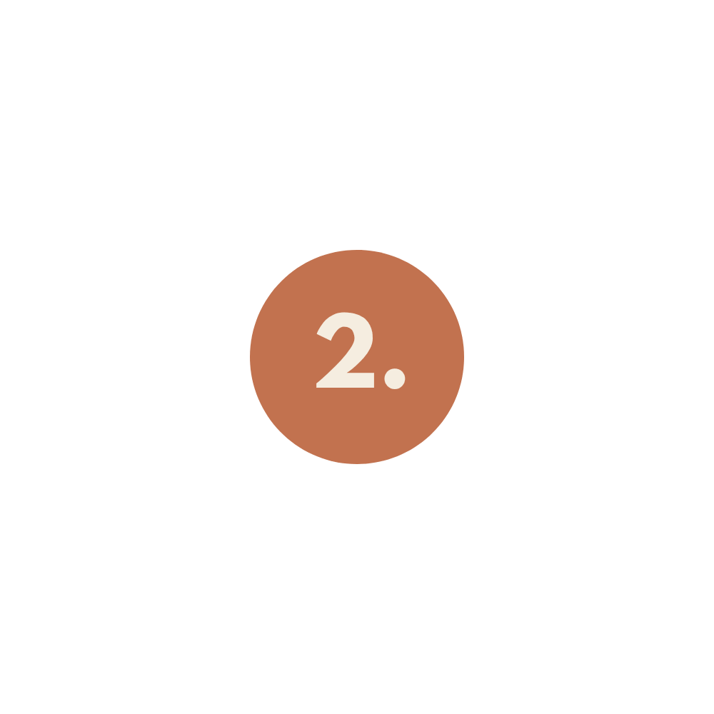 Illustration of a priority checklist with a checkmark, a gear, and a lightbulb, with the number 2 in a brown circle overlay.