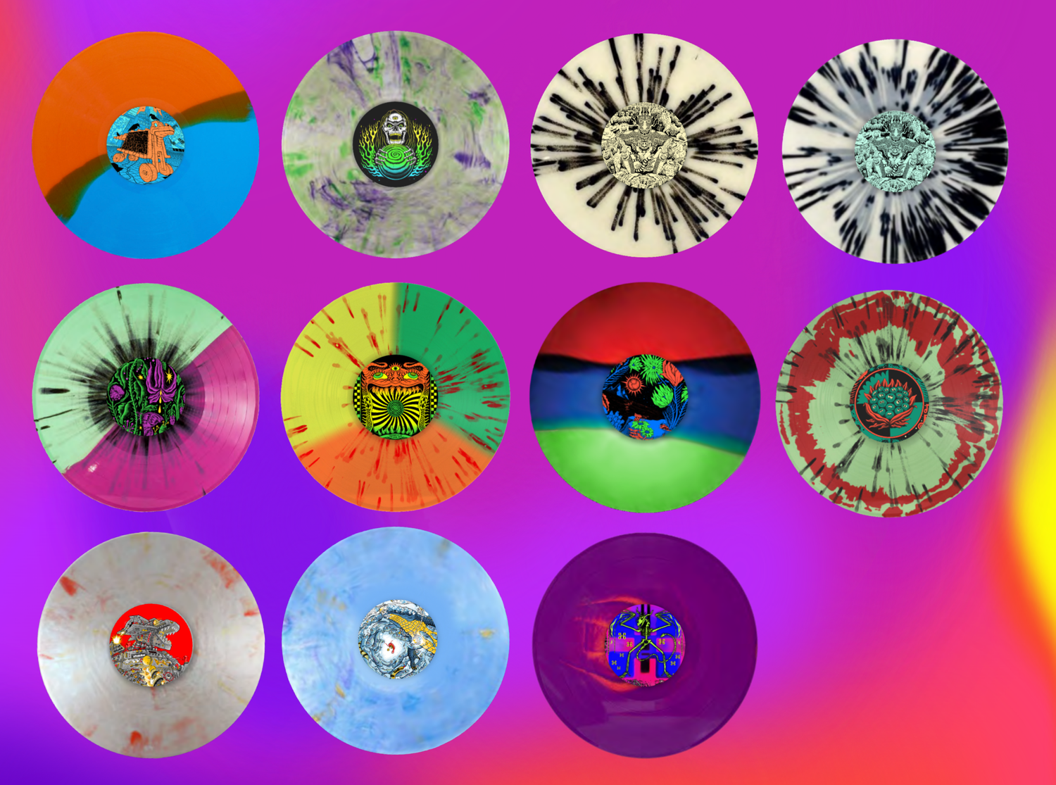 King Gizzard Rave Tour '25 No Repeats Box Set — Any Thing Records, LLC