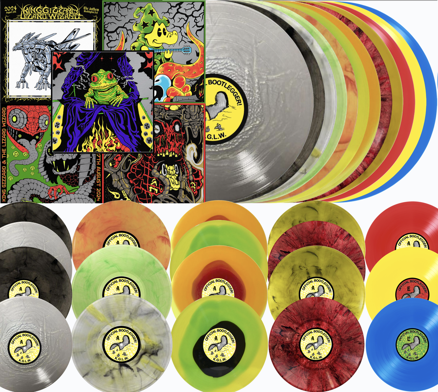 King Gizzard & The Lizard Wizard まとめ売り KGLW Bootlegger Bundle — Any Thing Records, LLC