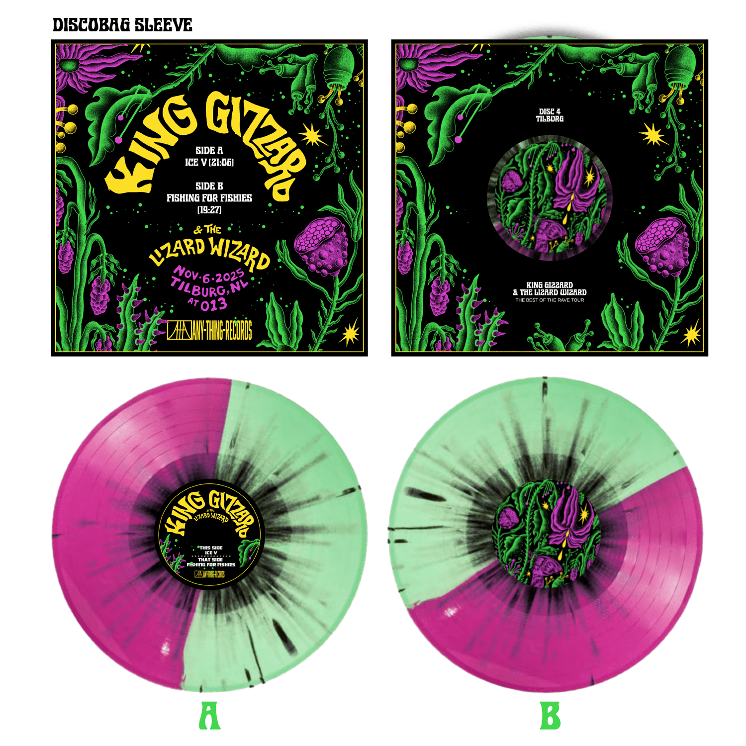 King Gizzard Rave Tour '25 No Repeats Box Set — Any Thing Records, LLC