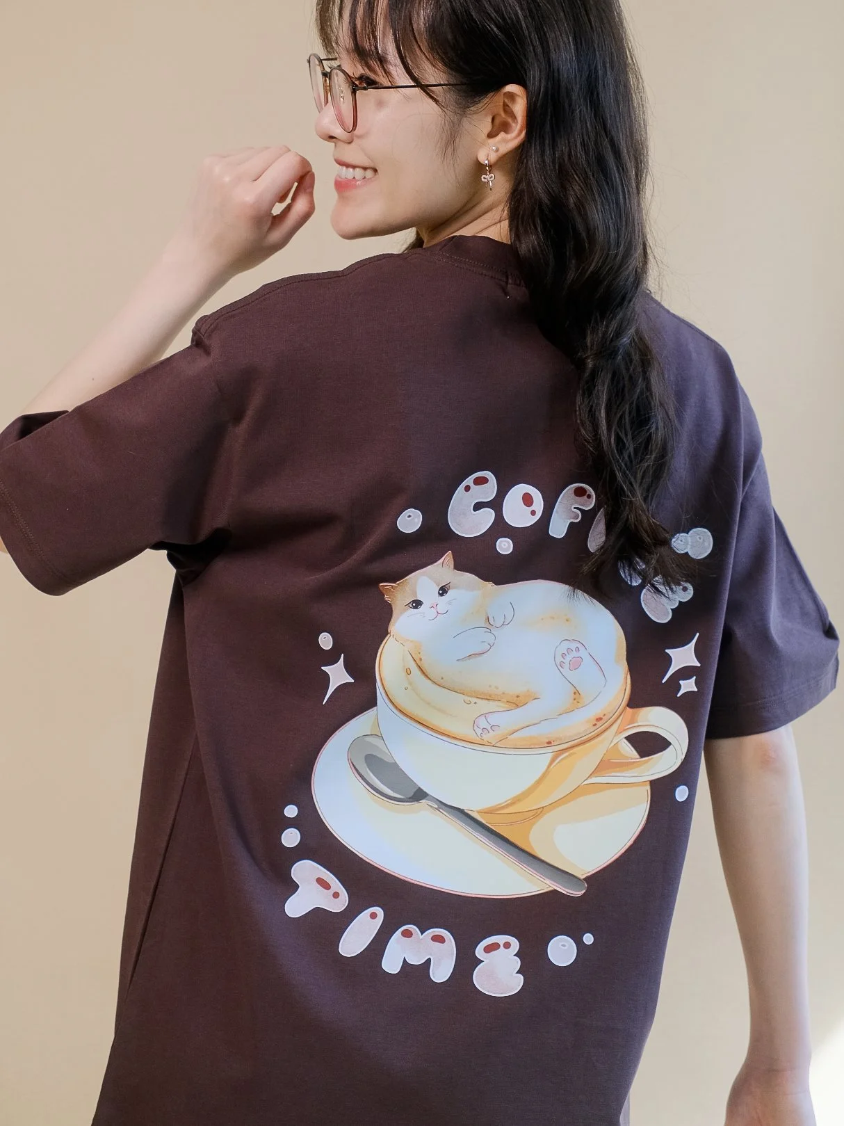The Catppuccino Oversized T-Shirt