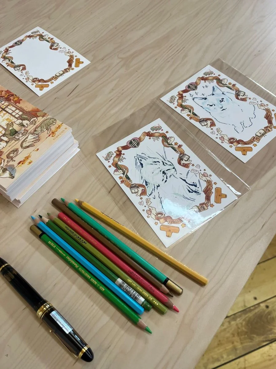 We hosted a similar event a month later during our exhibition, "Things Left Unsaid"