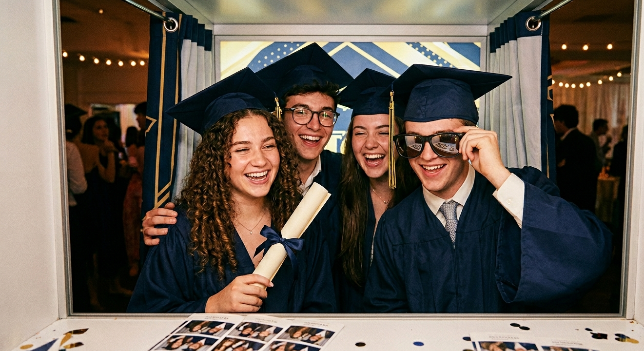 Photo Booth Rental for NJ Graduation Parties: Make the Night Worth Remembering