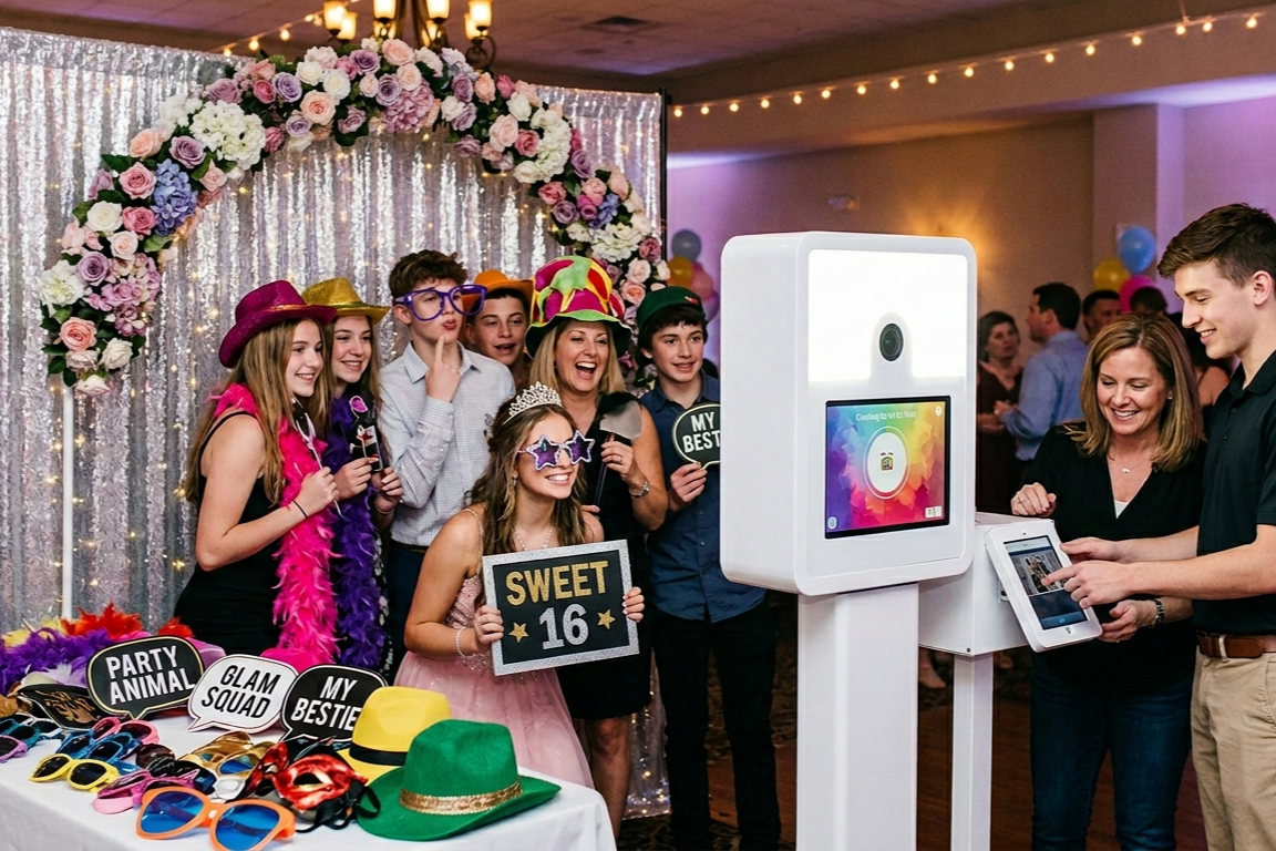 Photo Booth Rental Sweet 16 NJ: Why It Works So Well at This Party