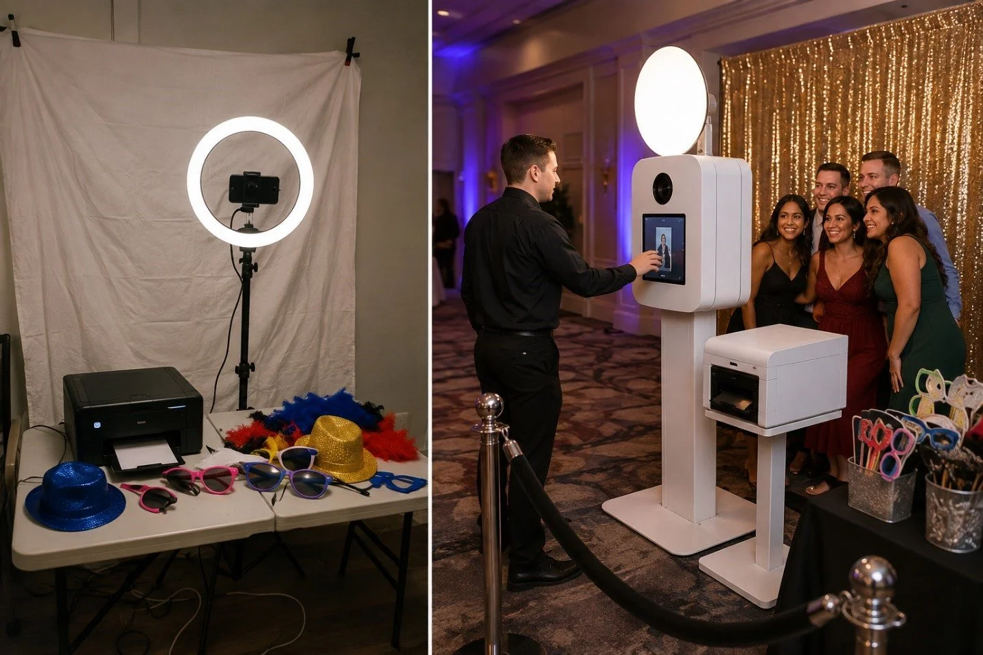 DIY vs. Rental: Why Professional Photo Booths Matter