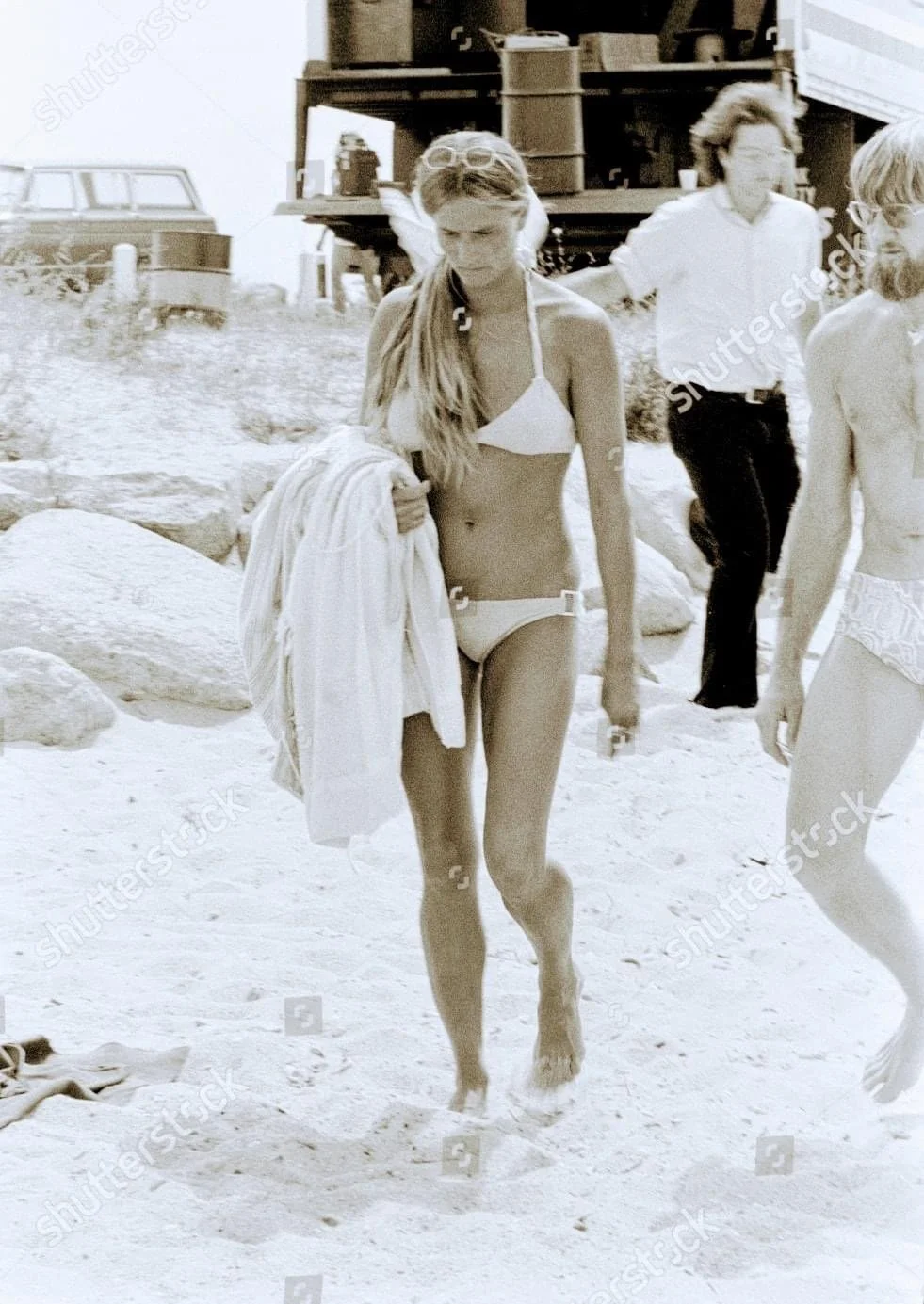 Susan Backlinie & Monty Cox – JAWS Set