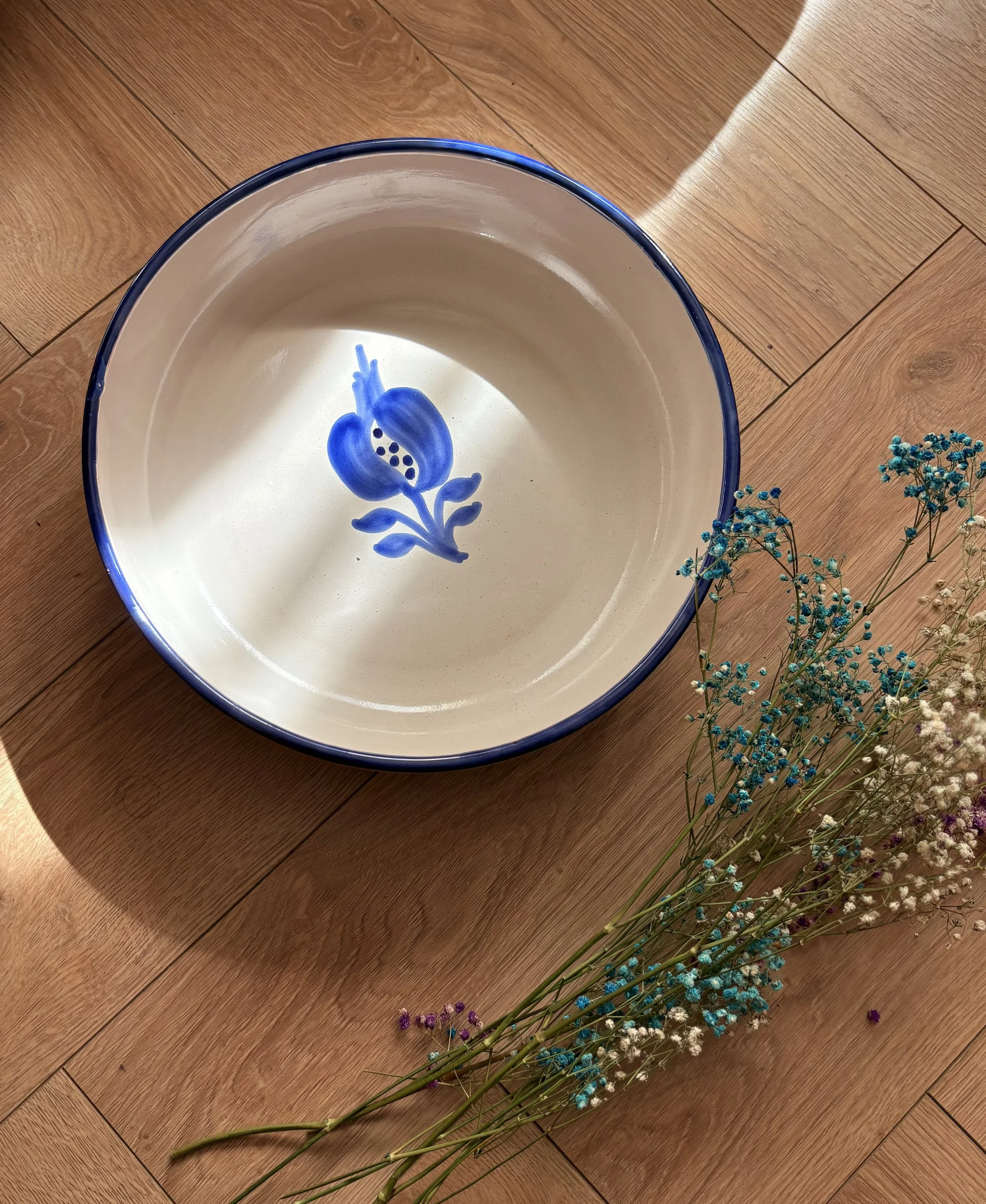 Ensaladera Ovalada Leyva - Filo y Granada - Cerámica de Granada - 32cm