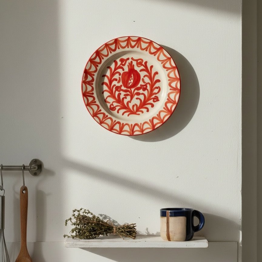 Nos gusta cuando la cer&aacute;mica se sale de lo t&iacute;pico ✨

Estos platos ya vienen listos para colgar
En @ceramicalosarrayanes saben que nos encanta verlos tanto en la pared como en la mesa 🤍
Di&aacute;metro: 23cm