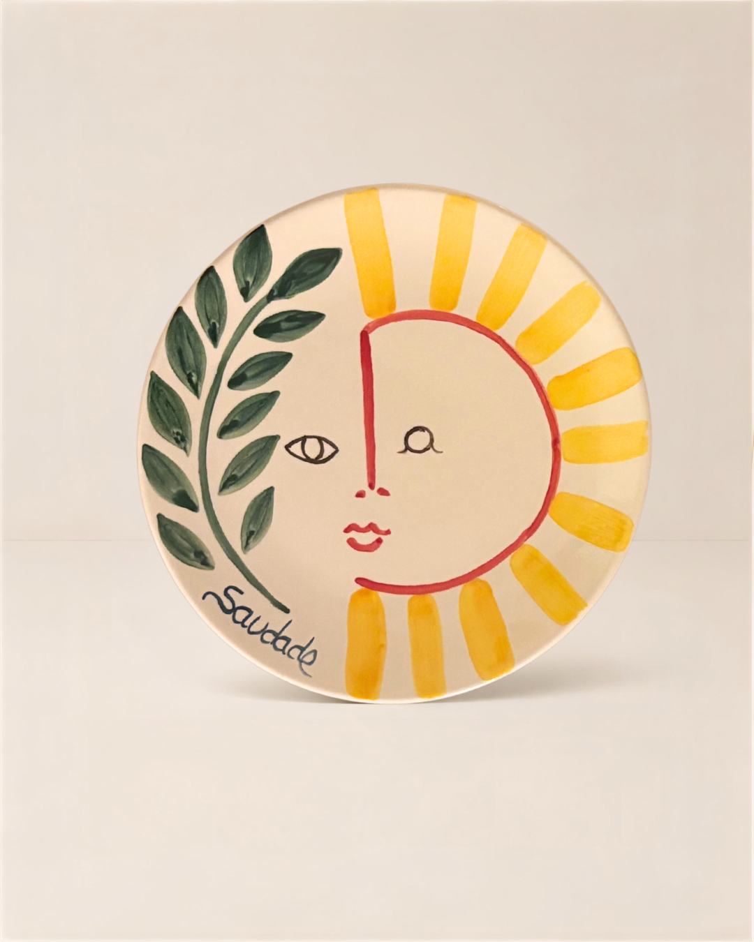 Plato Saudade Sol 25,5cm