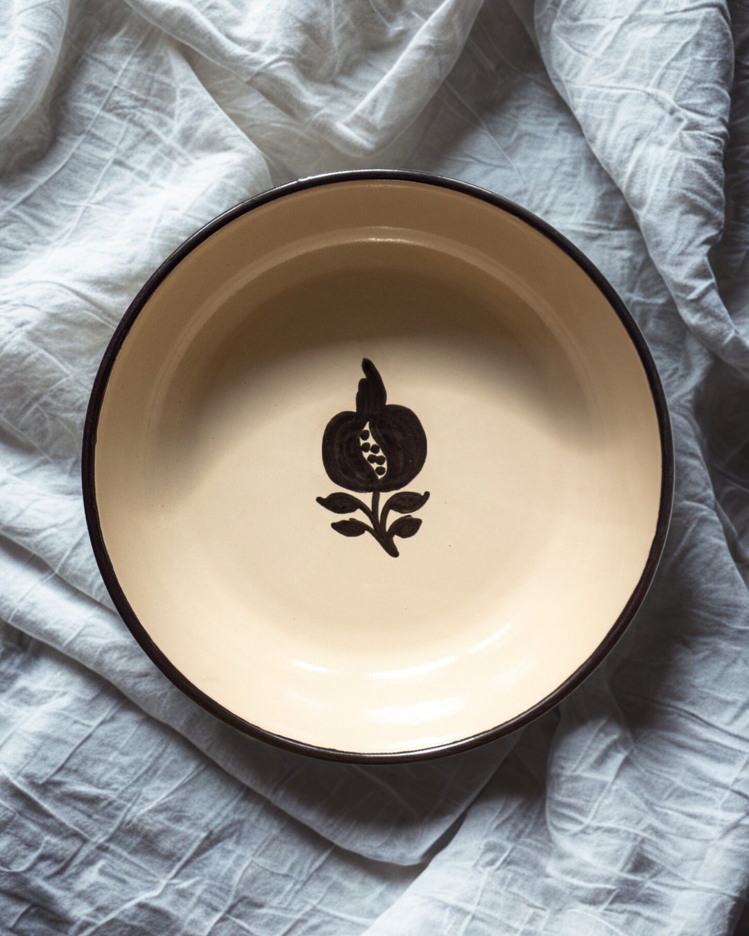 Ensaladera Ovalada Leyva - Filo y Granada - Cerámica de Granada - 32cm