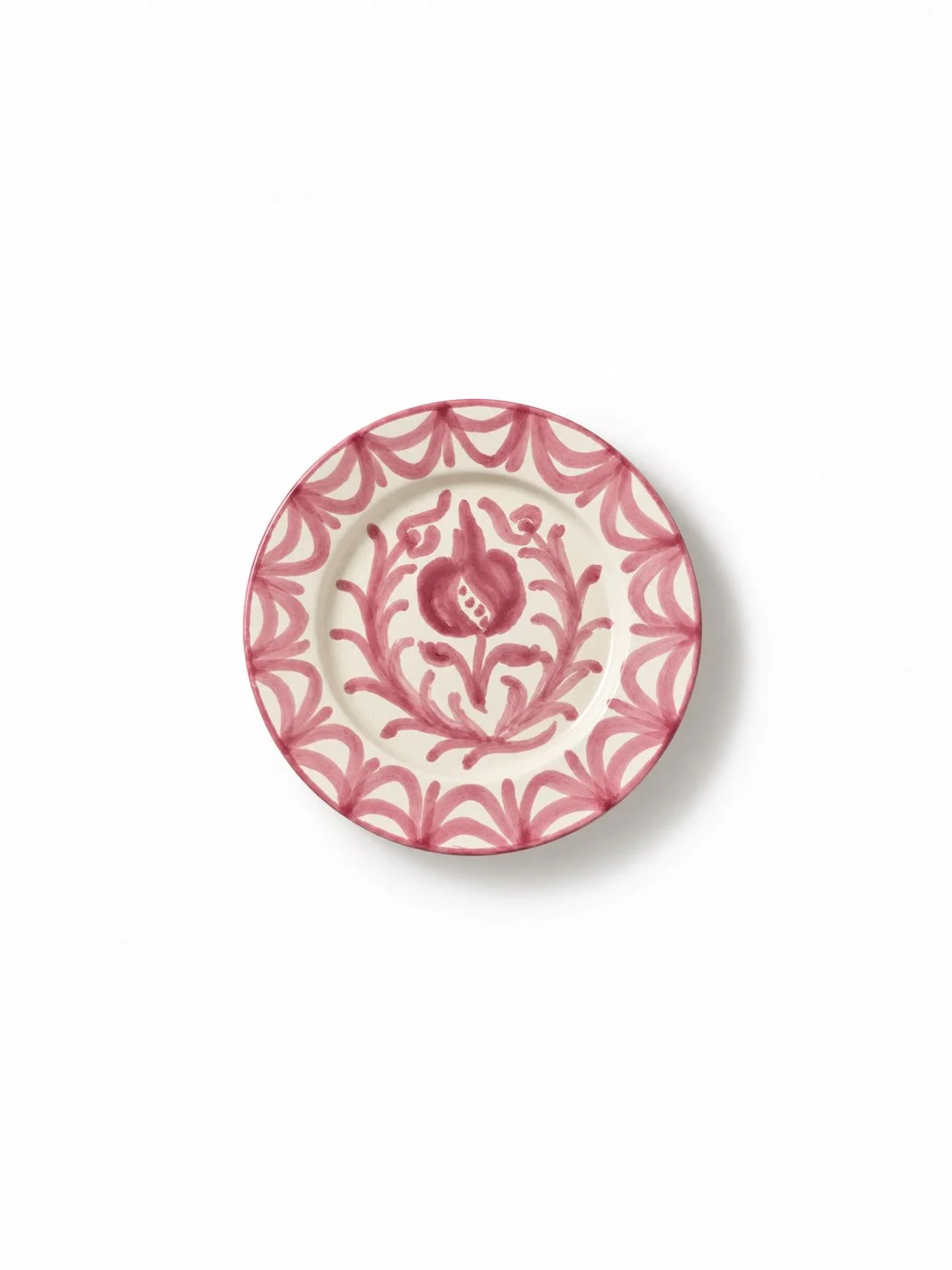 Plato postre - Repintado - Cerámica de Granada - 15cm
