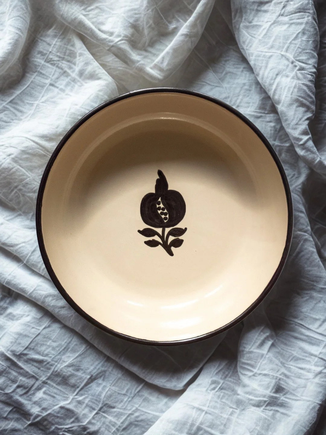 Ensaladera Ovalada Leyva - Filo y Granada - Cerámica de Granada - 32cm