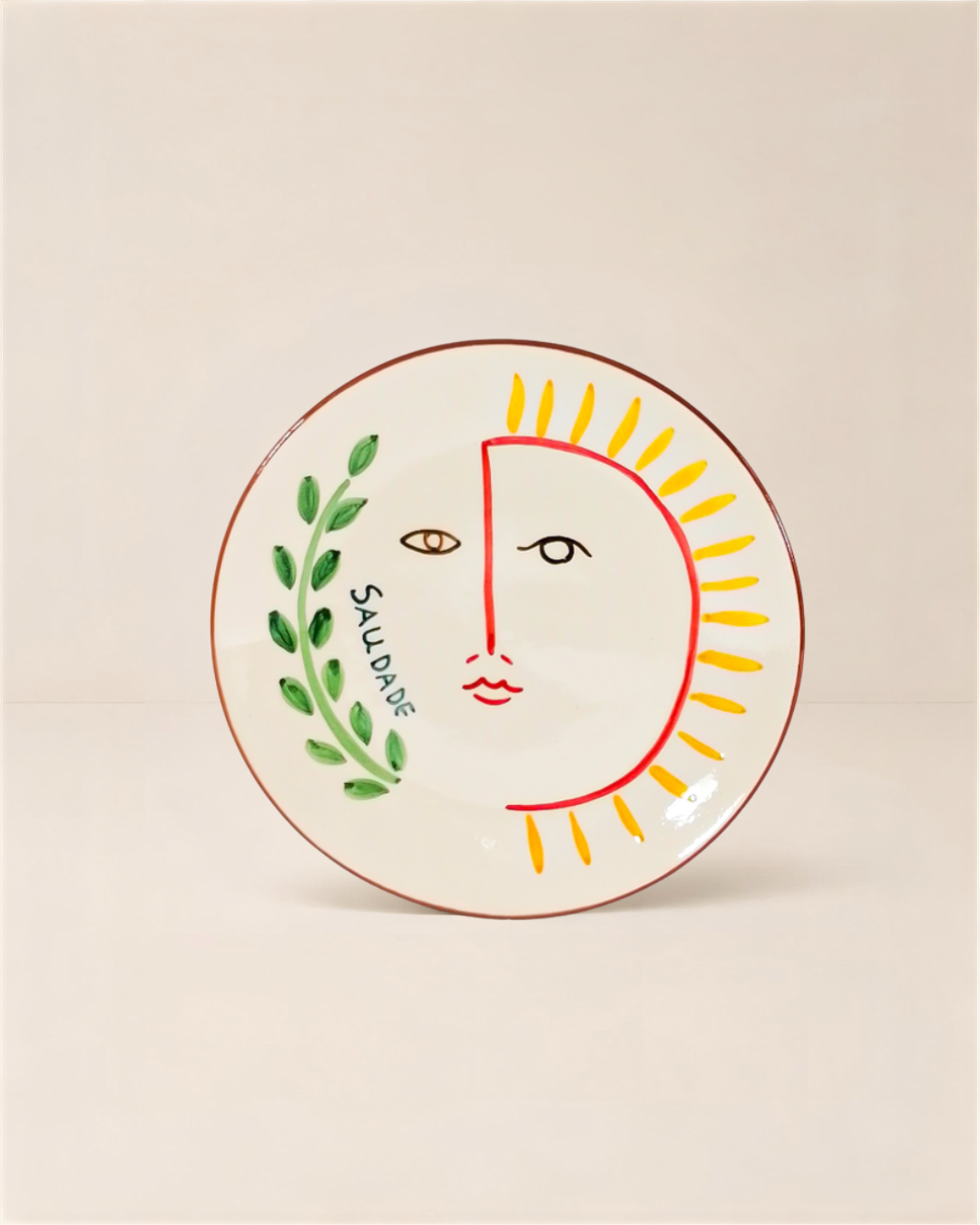 Plato Saudade Sol 25,5cm