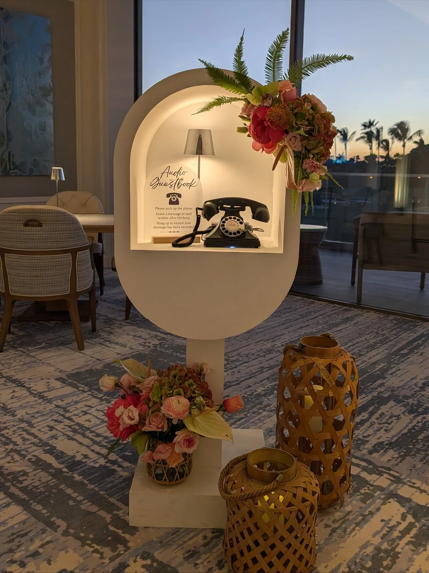 Did you know we have an audio guestbook!? Say something they&rsquo;ll replay forever. 🎙️✨ #DippAudioGuestbook #RehearsalDinner