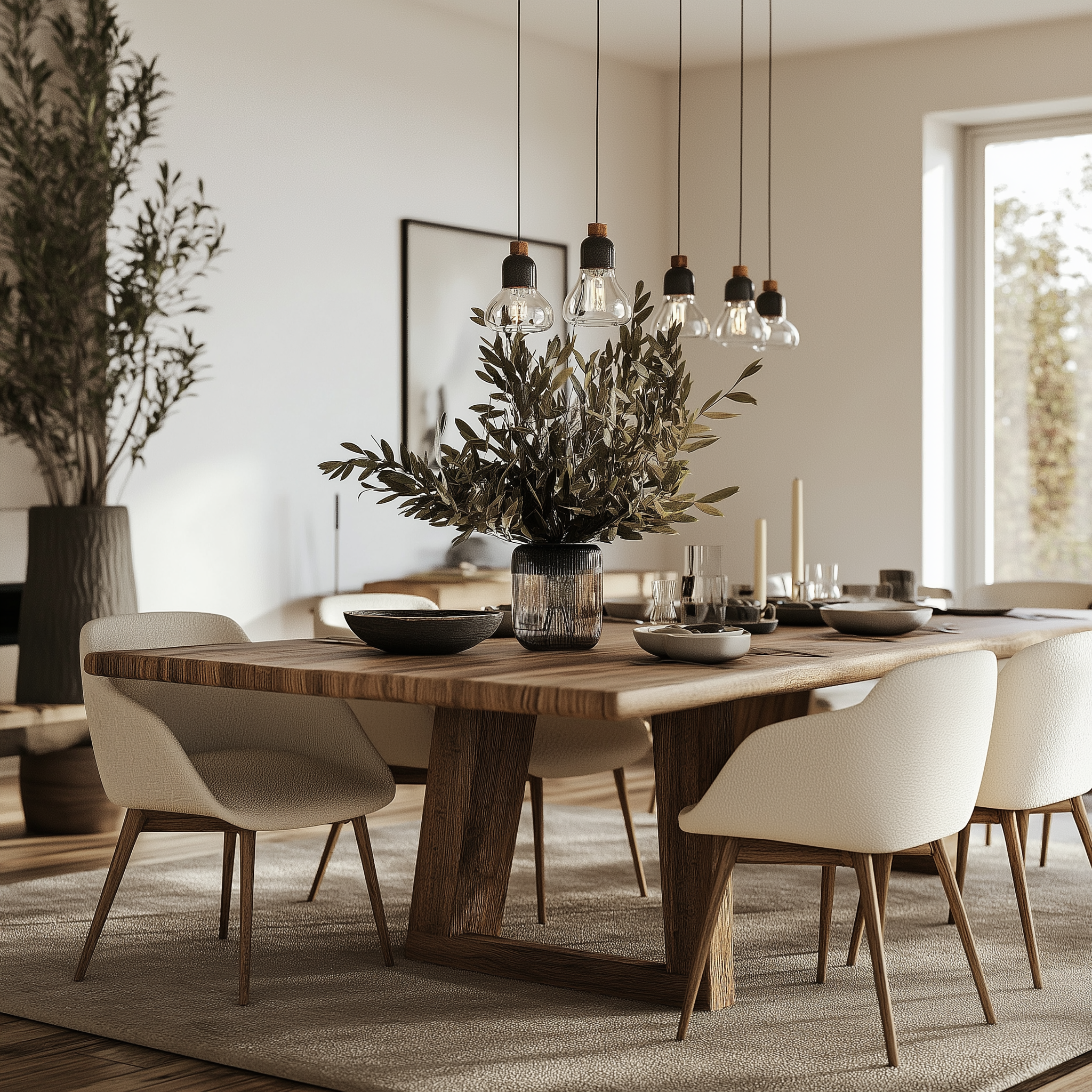 photo of a house dining room