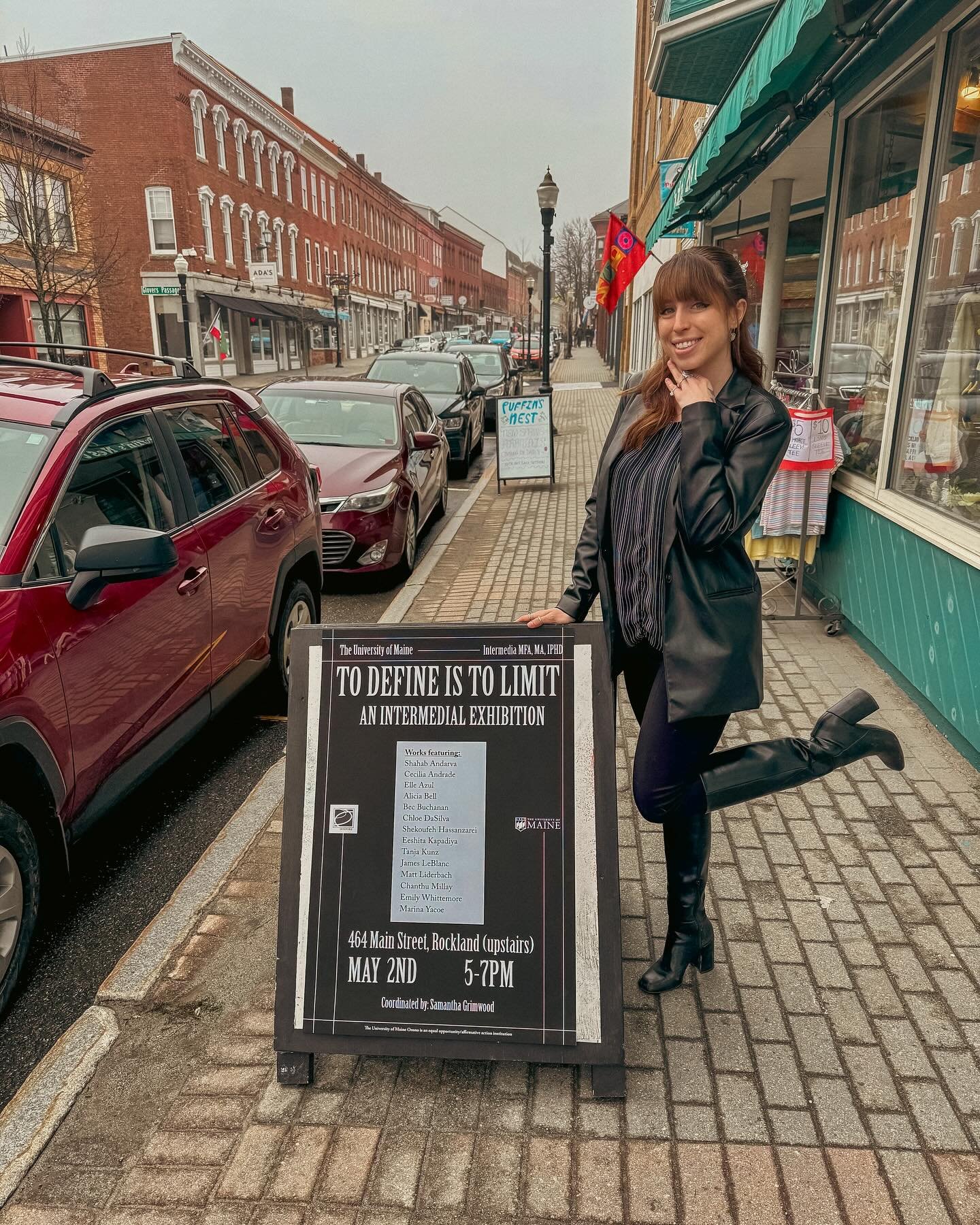 Thank you to everyone for your hard work and support for &ldquo;TO DEFINE IT SO LIMIT: AN INTERMEDIAL EXHIBITION&rdquo; I had such a great time coordinating this pop show with my peers in the @umaineintermediamfa program 🫶🏼 and to @slsmithstudio an