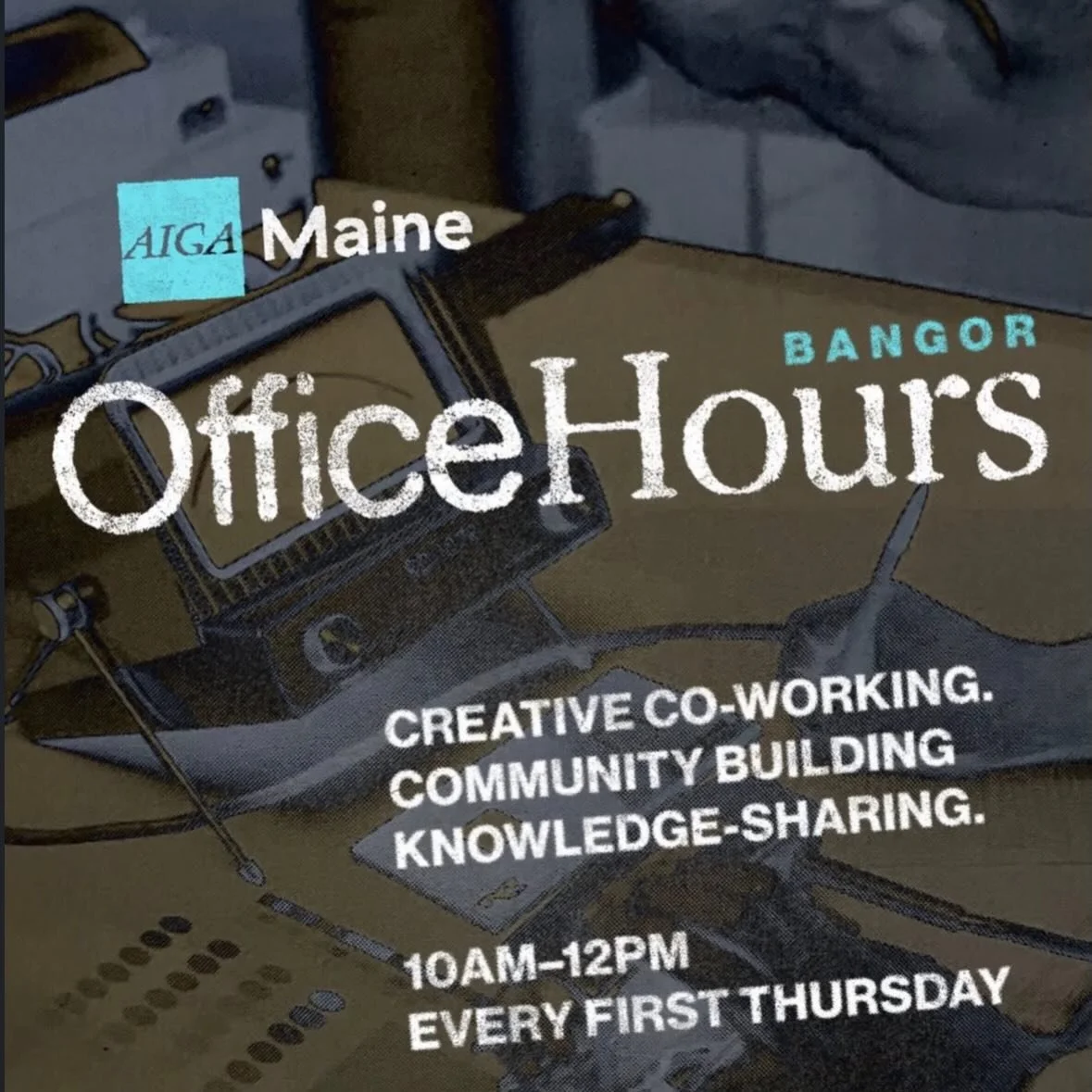 It&rsquo;s that time of the month again! 

Next Thursday May 7th 10AM-12PM Office hours @aigamaine is hosting at @bangorpubliclibrary! 

Come hang with @ninamakesthings and I and bring anything your working on :) 

#officehours #aigamaine