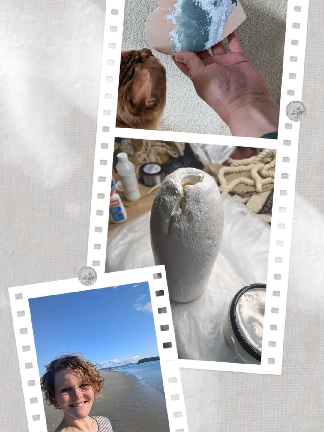 The prep for @scatteredartists has been very rewarding. I really enjoy in-person shows, meeting folks and chatting about my art. I look forward to presenting my new work -- AND seeing my co-participants' creations 💕💦.
 Head to their page for more d