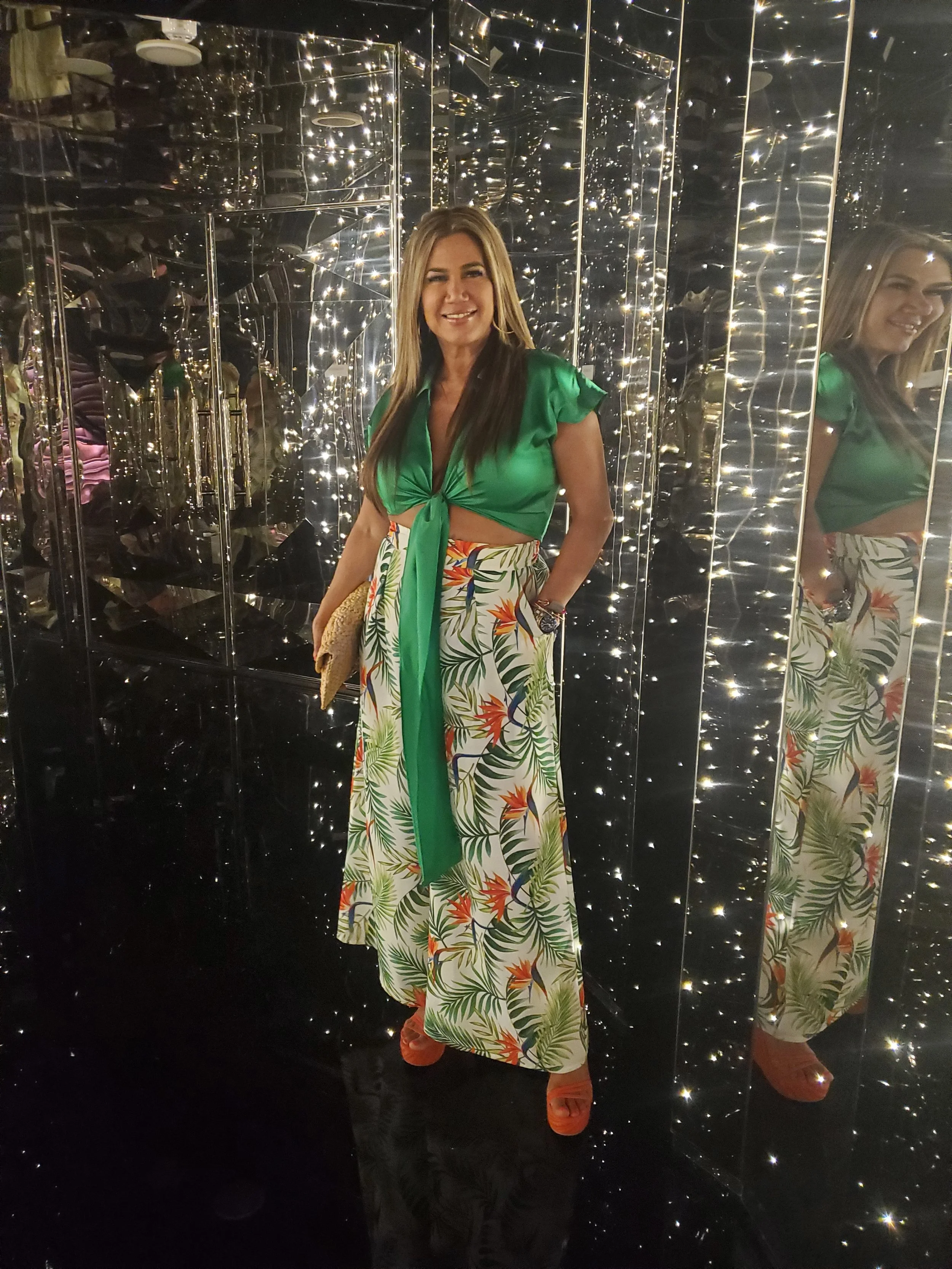 Charlotte personal styling Caribbean cruise dinner elegant outfit OnStyleLiving NC