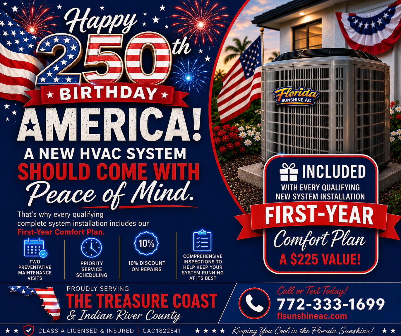 Comfort Plan First Year HVAC Annual Service Included