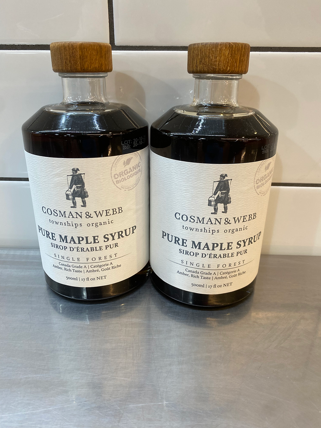 Organic Cosman &amp; Webb Maple Syrup
