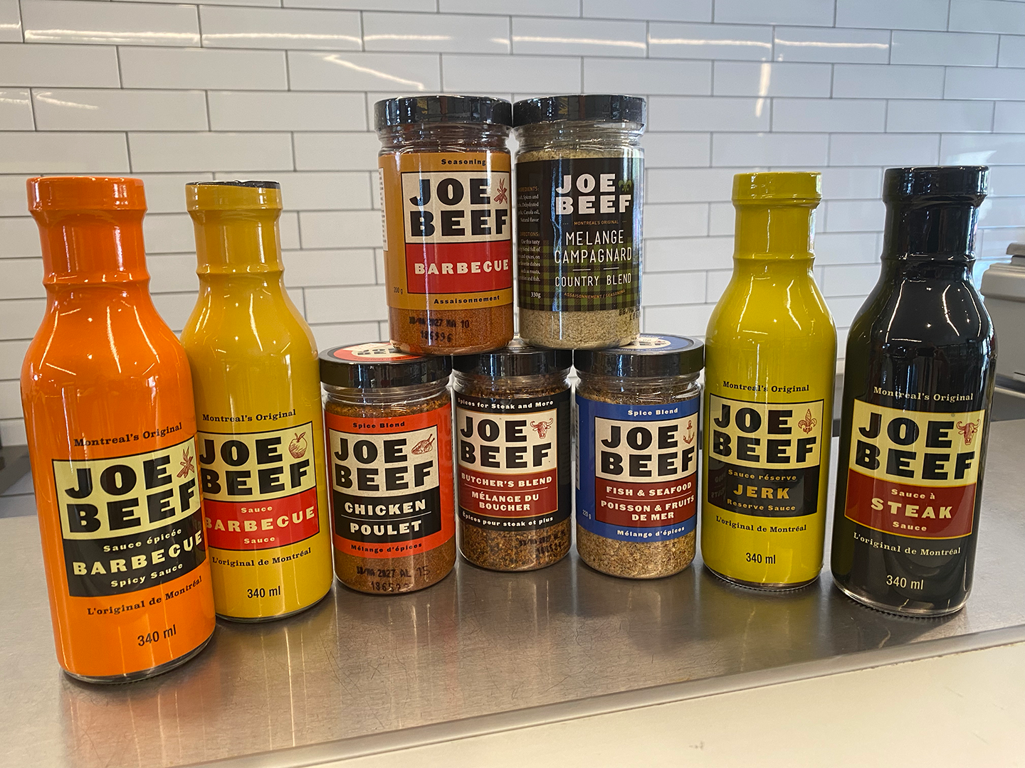 Joe Beef Condiments